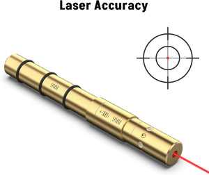 MidTen Laser Bore Sight for 9MM/380ACP/.38SPL/.357MAG