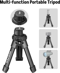 MidTen Portable Shooting Rest Shooting Tripod with 360° Rotate V Yoke Holder