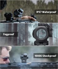 Load image into Gallery viewer, MidTen Rechargeable 1x20mm 2 MOA Red Dot Sight
