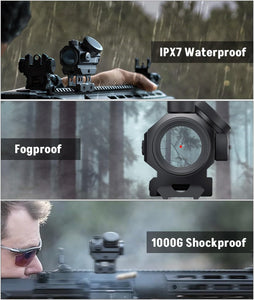 MidTen Rechargeable 1x20mm 2 MOA Red Dot Sight