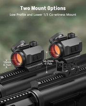 Load image into Gallery viewer, MidTen Rechargeable 1x20mm 2 MOA Red Dot Sight
