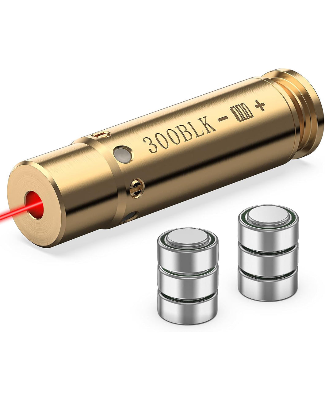 MidTen Red Bore Sight Laser for 300BLK Red Laser Boresighter with 6pcs Batteries