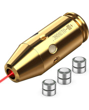 Load image into Gallery viewer, MidTen Red Bore Sight Laser for 380AUTO Red Laser Boresighter with 6pcs Batteries
