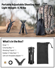Load image into Gallery viewer, Portable Adjustable Shooting Rest
Light Weight: 0.70 Ibs
