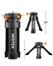 Load image into Gallery viewer, MidTen Portable Shooting Rest Shooting Tripod with 360° Rotate V Yoke Holder
