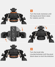 Load image into Gallery viewer, MidTen Rifle Bipod Compatible with M-Rail
