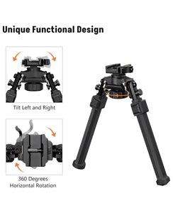 MidTen Quick Release Bipod for Hunting and Shooting