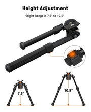 Load image into Gallery viewer, MidTen Sling Swivel Stud Bipod for Rifle
