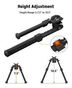 MidTen Sling Swivel Stud Bipod for Rifle