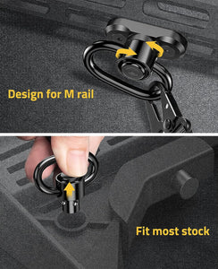 QD Sling Swivel Design for M-rail and Fit most Stock