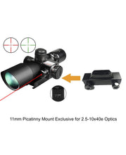 Load image into Gallery viewer, 11mm Picatinny Mount Exclusive for 2.5-10x40e Scope
