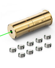 Load image into Gallery viewer, MidTen 12 Gauge Green Laser Bore Sight with 9 Batteries
