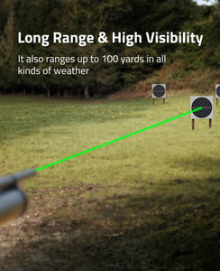 Long Range and High Visibility Green Laser Bore Sight