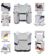 Load image into Gallery viewer, MidTen 192g Hydration Vest – adjustable dual open chest system
