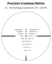 Load image into Gallery viewer, MidTen 2-7x32 Crossbow Scope – precision crossbow reticle
