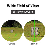Load image into Gallery viewer, MidTen 6-24x50 AO Rifle Scope Combo, Rangefinder Reticle Long Range Scope
