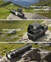 Load image into Gallery viewer, MidTen 6-24x50 AO Rifle Scope Combo, Rangefinder Reticle Long Range Scope
