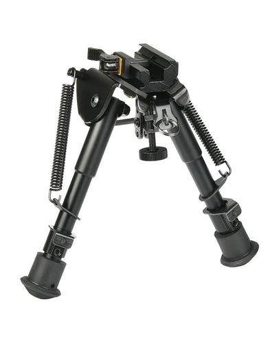 MidTen 6-9 Inches Tactical Rifle Bipod with Quick Release Adapter