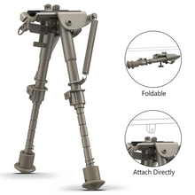 Load image into Gallery viewer, MidTen 6-9 Picatinny Bipod – foldable attach directly
