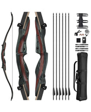 Load image into Gallery viewer, MidTen 62 Recurve Bow and Arrow Set – e, 50 pounds

