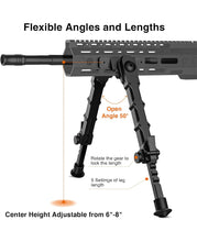 Load image into Gallery viewer, MidTen 7.5-9 Inches Rifle Bipod Adjustable Compatible with M-Rail
