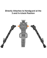 Load image into Gallery viewer, MidTen 7.5-9 Inches Rifle Bipod Adjustable Compatible with M-Rail

