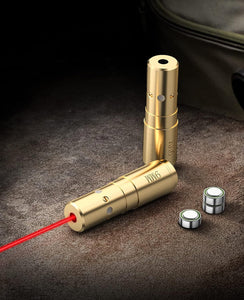High Accuracy 9mm Red Laser Bore Sighter with 3 Batteries
