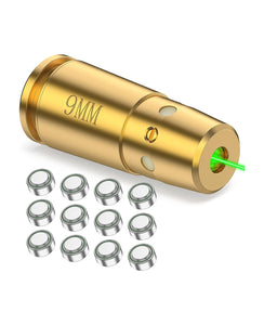MidTen 9mm Green Laser Boresighter with 12 Batteries