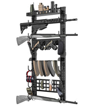 Load image into Gallery viewer, MidTen Wall Multi-Layer Gun Rack

