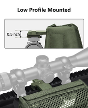 Load image into Gallery viewer, MidTen Thickened Brass Catcher, Heat Resistant Premium Nylon Shell Catcher, Zipper Bottom Brass Collector with Two Picatinny Rail Mount,Black and Green. (Green)
