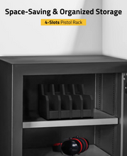 Load image into Gallery viewer, MidTen Foam Pistol Rack Handgun Rack with space-saving &amp; organized storage 4 Slots
