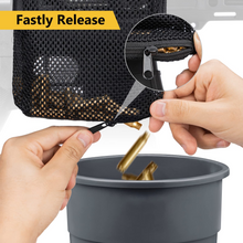 Load image into Gallery viewer, MidTen Thickened Brass Catcher, Heat Resistant Premium Nylon Shell Catcher, Zipper Bottom Brass Collector with Two Picatinny Rail Mount,Black and Green. (Green)
