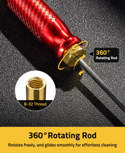 Load image into Gallery viewer, MidTen Free-Spin Cleaning Rod with rotates freely, and glides smoothly for effortless cleaning
