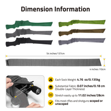 Load image into Gallery viewer, MidTen 6-Pack Gun Socks with stretch easily up to /
