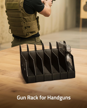 Load image into Gallery viewer, MidTen Safe Handgun Rack with gun rack for handguns 6 Slots
