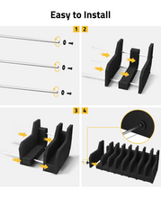 Load image into Gallery viewer, MidTen gun rack with easy to install 8 Slots
