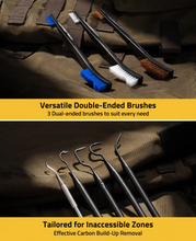 Load image into Gallery viewer, MidTen Gun Cleaning Accessories with versatiledouble-ended brushes
