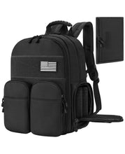 Load image into Gallery viewer, MidTen Range Backpack Gun Pistol Bags in black
