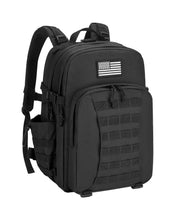 Load image into Gallery viewer, MidTen 40L Tactical Backpack in black
