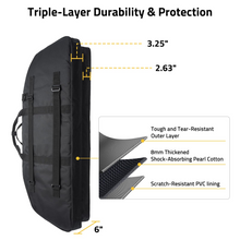 Load image into Gallery viewer, MidTen Bow Bag Arrow Archery Case with triple-layer durability &amp; protection tough and tear-resistant in black
