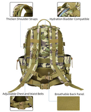 Load image into Gallery viewer, MidTen day assault backpack with thickenshoulder straps hydration bladder compatible adjustable chest and waistbelts in
