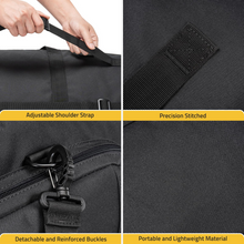 Load image into Gallery viewer, MidTen soft bow case with precisionstitched detachableandreinforcedbuckles portableand lightweightmaterial in black
