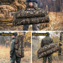 Load image into Gallery viewer, MidTen Bow Bag Arrow Archery Case with backpackstraps single shoulder strap in camo
