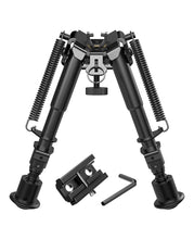 Load image into Gallery viewer, MidTen Bipod 6-9 Inches Adjustable Foldable Legs with Adapter for 20mm Rail
