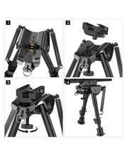 Load image into Gallery viewer, 6-9 Inches Rifle Bipod for Hunting Install Guide
