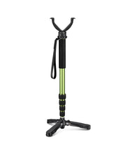Load image into Gallery viewer, MidTen Tripod Gun Rifle Crossbow Rest with i n in green

