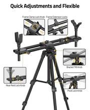 Load image into Gallery viewer, MidTen Crossbow Tripod Stick with frame clamp lock knob frame extension locks
