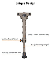Load image into Gallery viewer, MidTen 7.5"-9" Rifle Bipod Compatible with M-Rail Attach Directly Adjustable Shooting Rest Lightweight Aluminum Bipods for Rifles for Hunting and Shooting Flat Dark Earth

