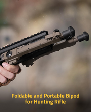 Load image into Gallery viewer, MidTen 7 5-9 Inches Bipod with foldable and portable bipod in flat dark earth
