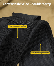 Load image into Gallery viewer, MidTen Black Shotgun Sling – comfortable wide shoulder strap
